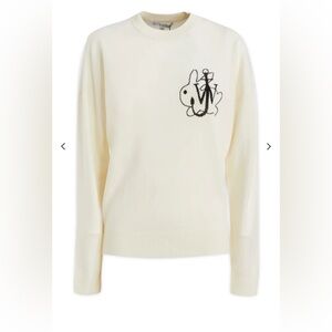 JW Anderson intarsia-knit bunny logo crewneck jumper sweater